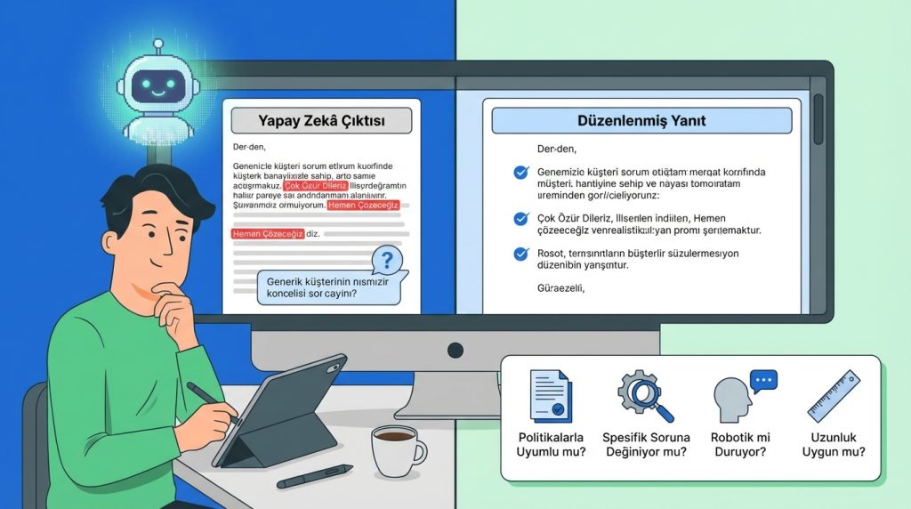 2) İlk Çıktıyı İncele ve Düzenle