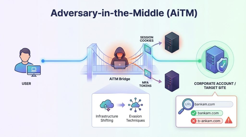 2. Adversary-in-the-Middle (AiTM) Saldırıları