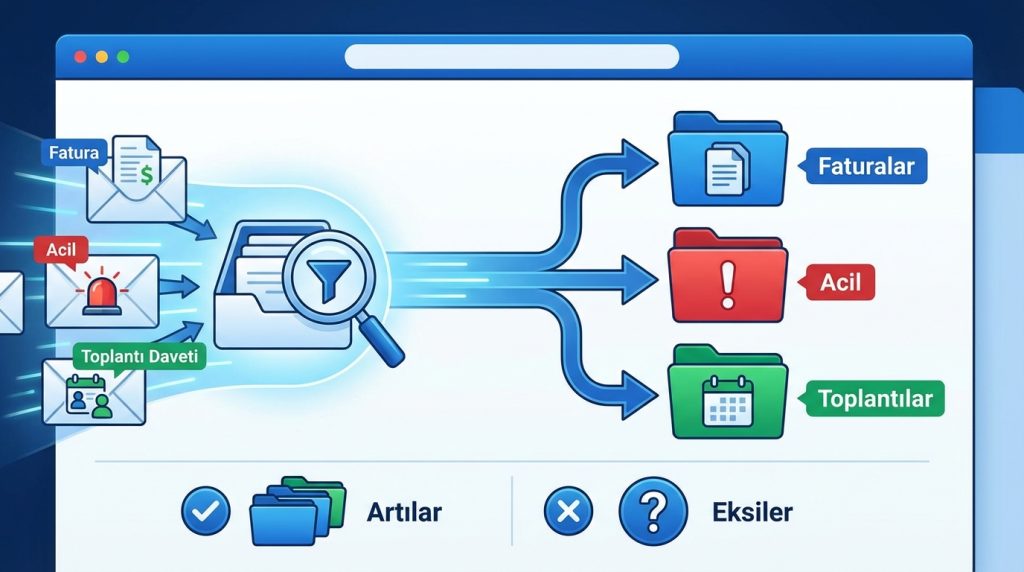 2. Konu Satırına Göre Filtreleme Kuralı
