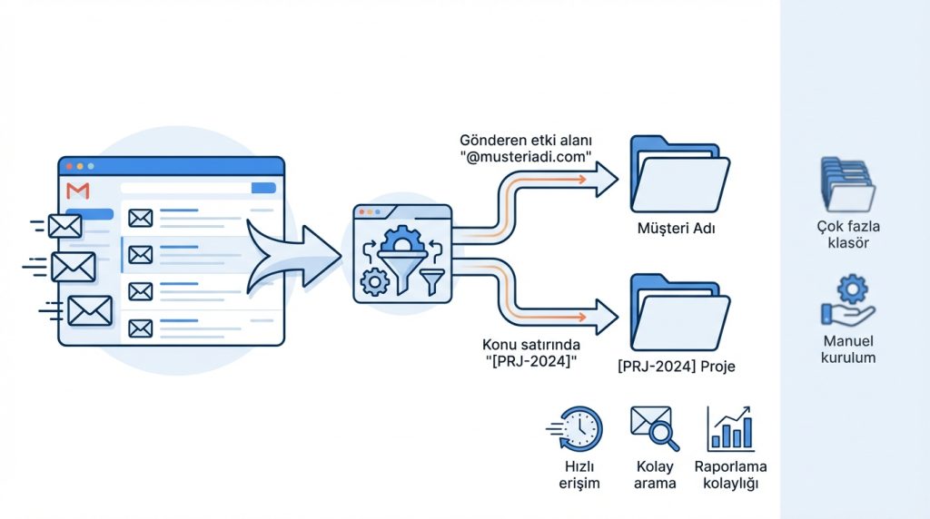 2. Proje veya Müşteri Bazlı Klasörleme