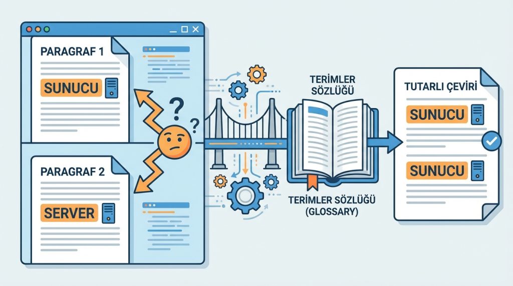 AI ile çeviri: hata riskini azaltma yöntemleri 2 2. Terminoloji Tutarsızlığı