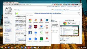 Chrome OS HomeScreen