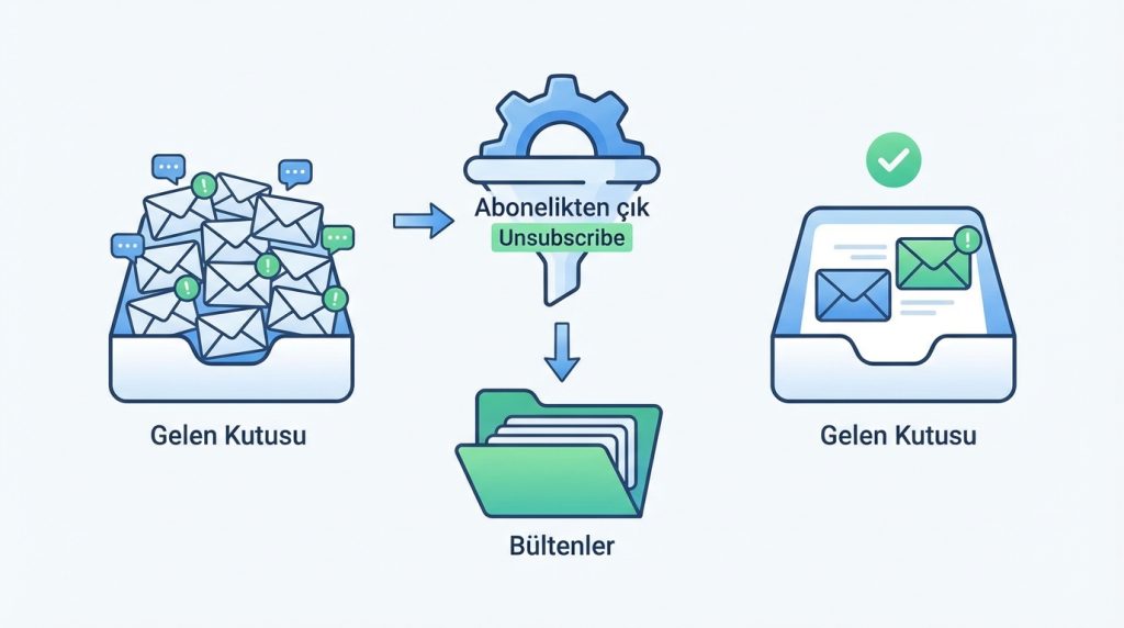 5. Bülten ve Promosyon Maillerini Otomatik Arşivleme