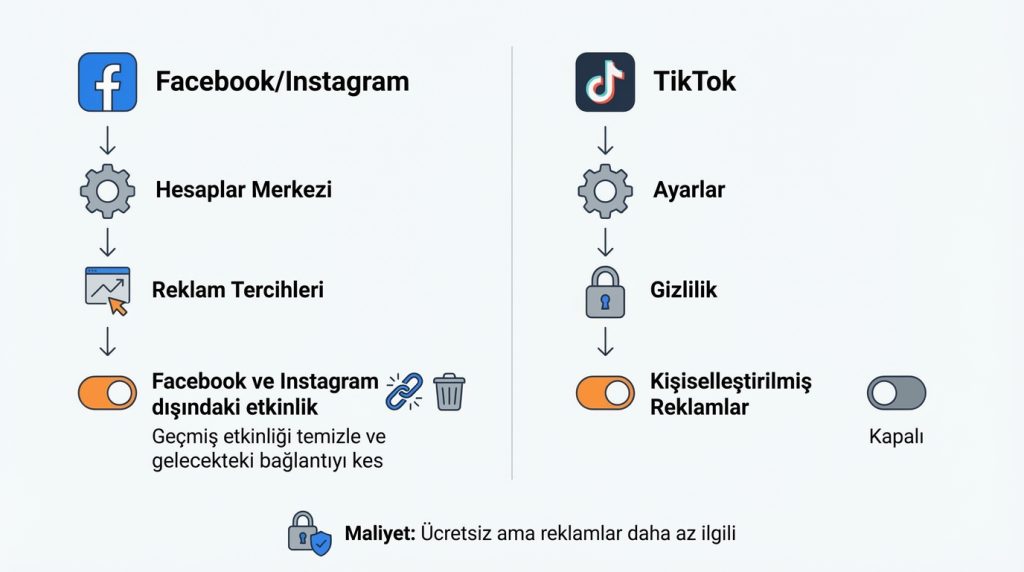 6. Reklam Kişiselleştirme ve Veri Takibini Kapatın