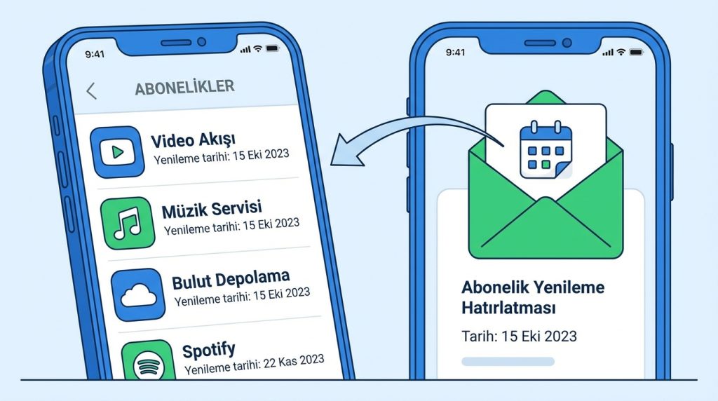 Abonelik yenileme tarihini nasıl öğrenirim?