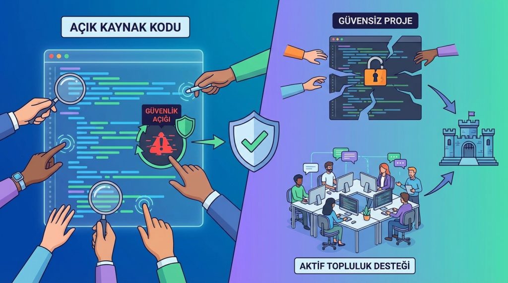 Açık kaynak yazılım güvenli mi?