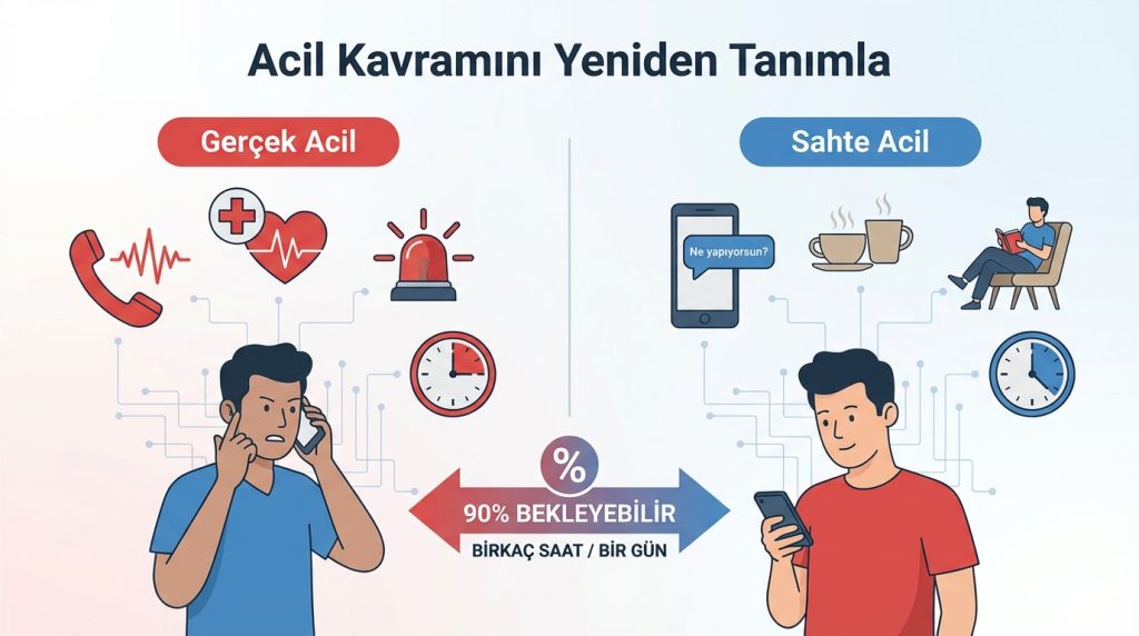 "Acil" Kavramını Yeniden Tanımla