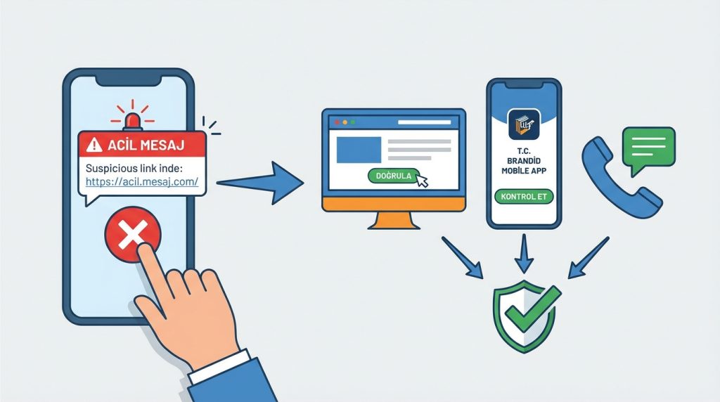Acil görünen bir mesajın gerçek olup olmadığını nasıl anlarım?