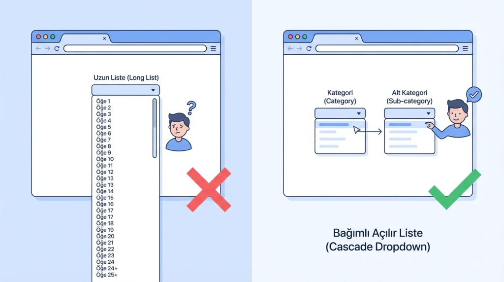 Excel’de Veri Doğrulama Nedir? Hatalı Girişi Engellemenin En Kolay Yolu 4 Açılır listede 8'den fazla öğe gösterebilir miyim?