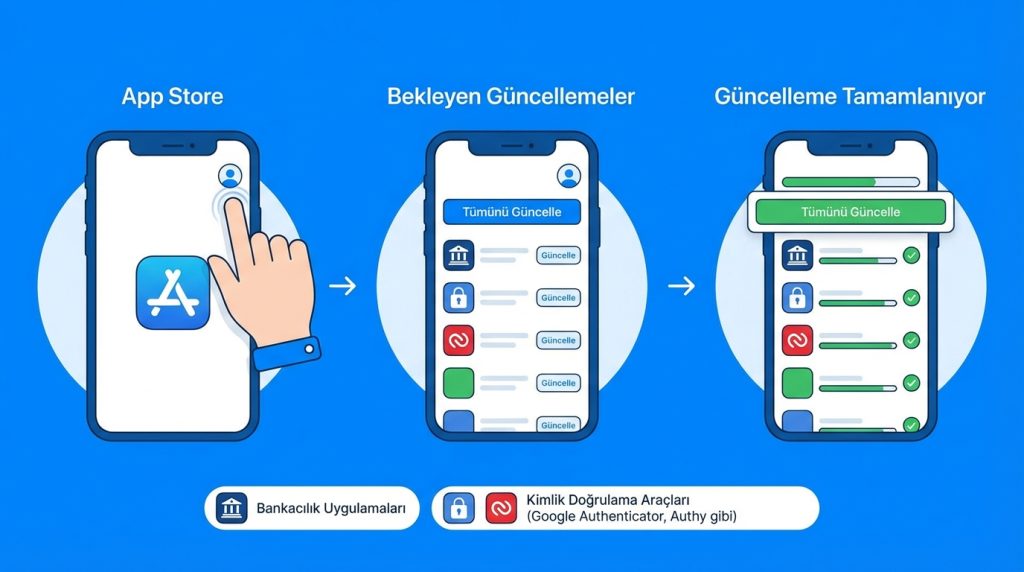 Adım 3: Uygulamalarınızı Güncelleyin