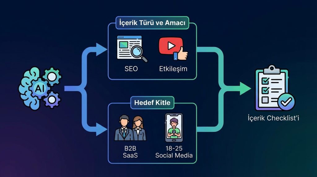 Adım Adım: AI ile İçerik Checklist'i Oluşturma