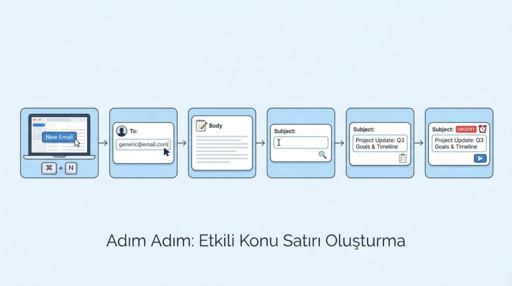 Adım Adım: Etkili Konu Satırı Oluşturma