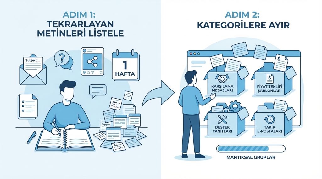 Adım Adım Şablon Kütüphanesi Oluşturma