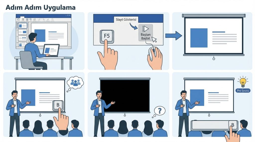Adım Adım Uygulama