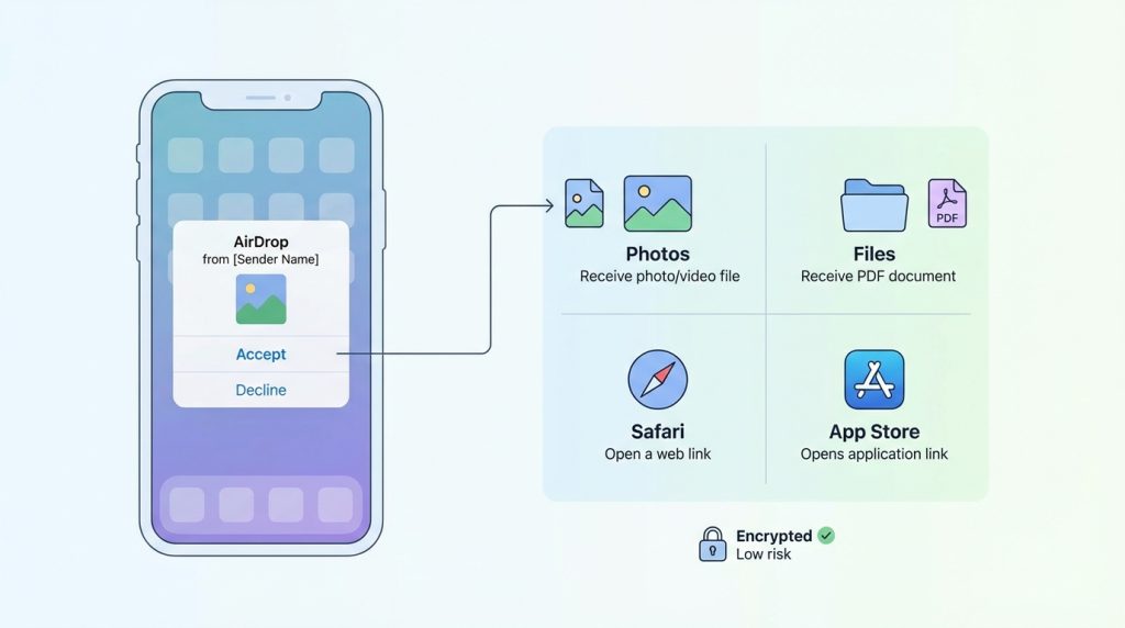AirDrop ile Dosya Alma