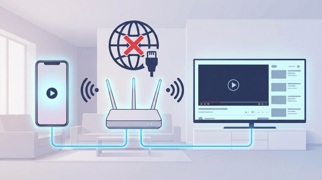 AirPlay için internet bağlantısı şart mı?