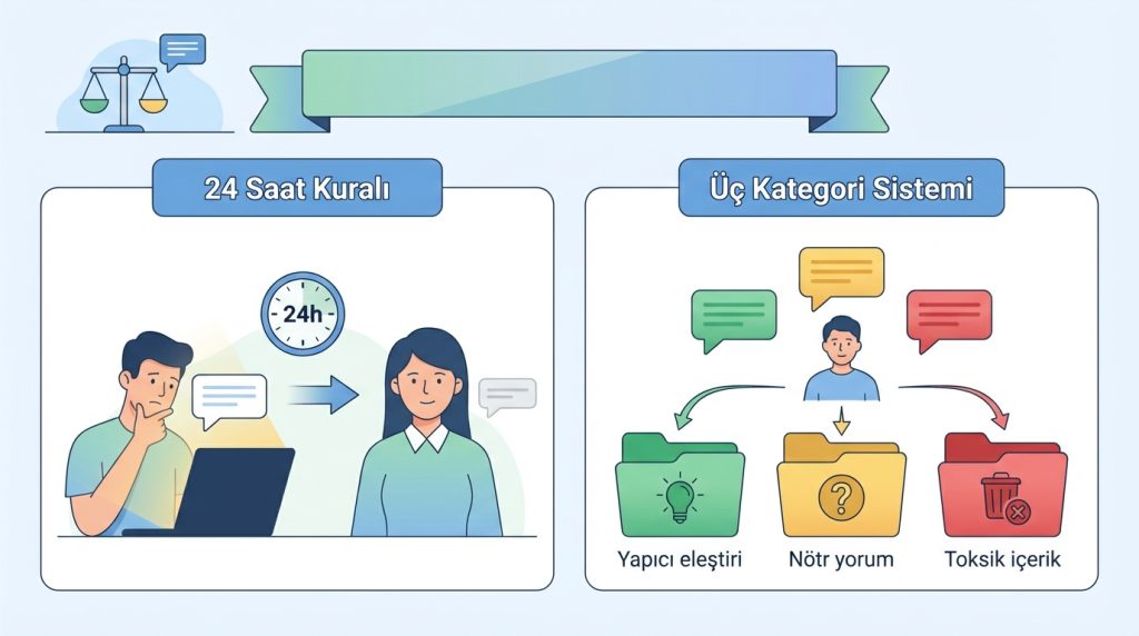 Yorum yönetimi: kendi zihinsel sağlığını koruyacak kurallar 2 Altın Kurallar: Yorumlarla Sağlıklı İlişki