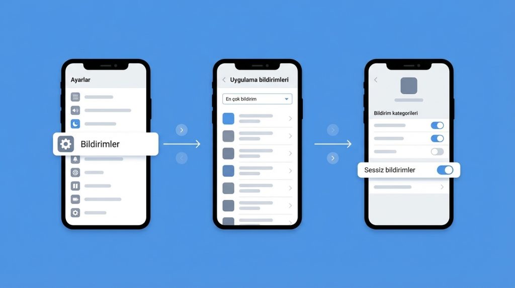 Android'de Bildirim Ayarlarını Düzenleme