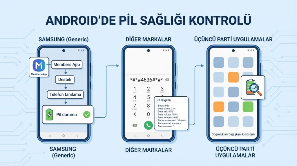 Pil sağlığı nedir? Döngü sayısı ne demek? 3 Android'de Pil Sağlığı Kontrolü