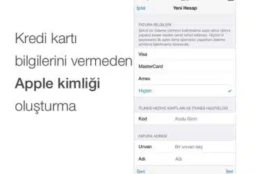 Kredi Kartsız Apple Kimliği oluşturma yöntemi 18 Apple kimliği oluşturma