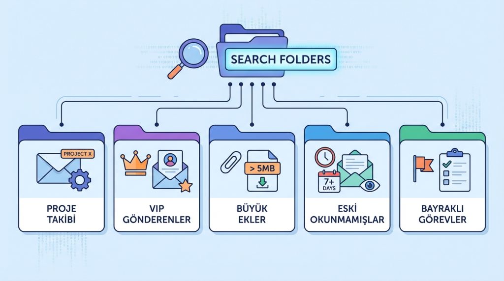 Arama Klasörleri için Pratik Kullanım Senaryoları