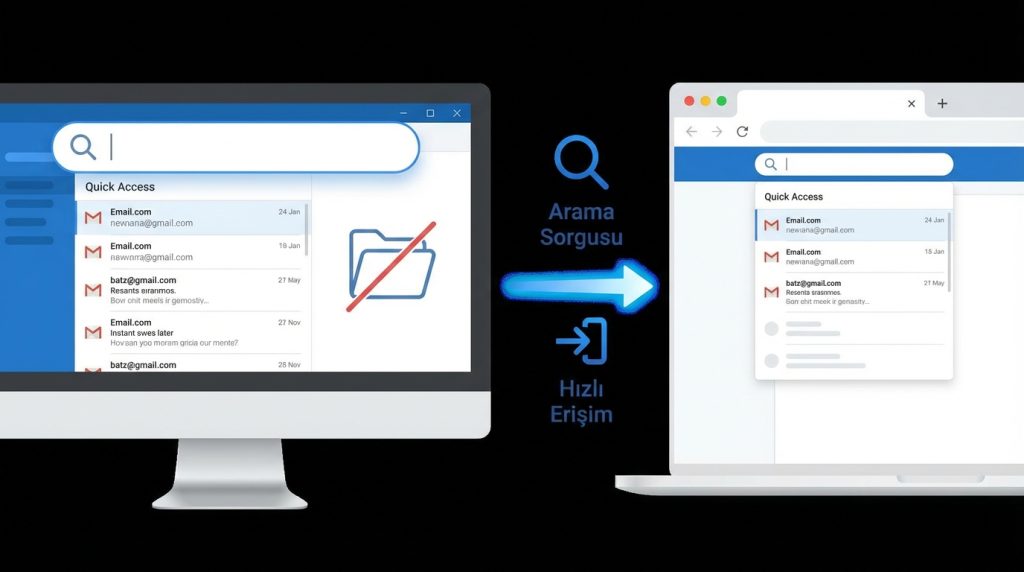 Arama Sorgusu ile Hızlı Erişim
