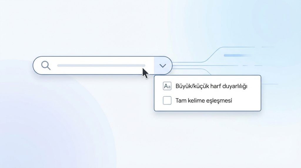Arama sonuçlarını filtreleyebilir miyim?