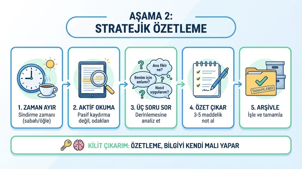 Aşama 2: Stratejik Özetleme