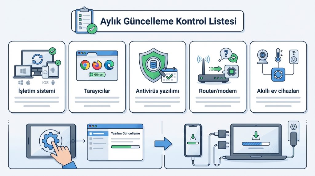 Aylık Güncelleme Kontrol Listesi