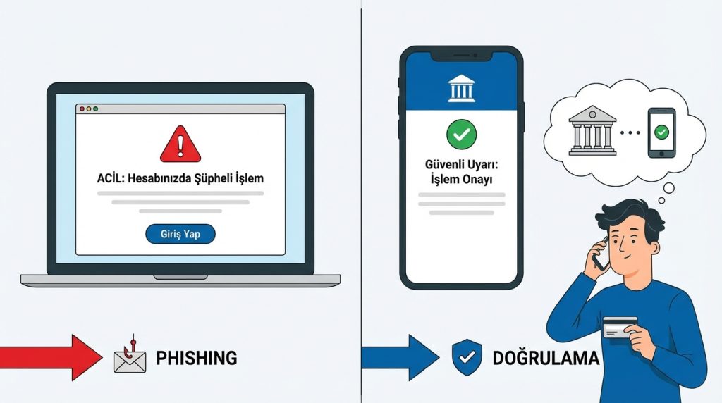 Oltalama (phishing) mesajı nasıl ayırt edilir? 3 Banka ve Finansal Kurum Taklitleri