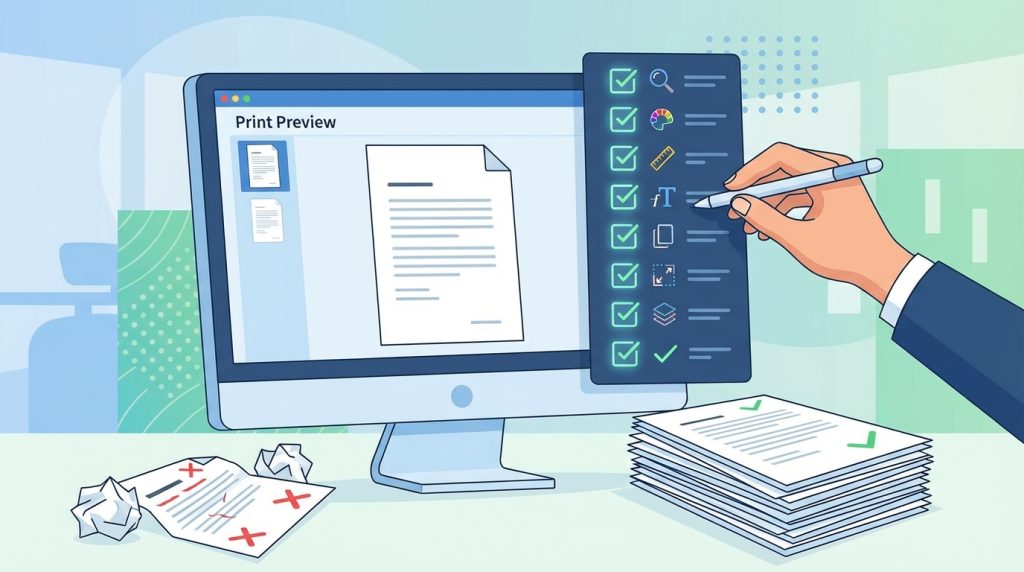 Word’de Yazdırma Önizleme: Baskı Öncesi Kontrol Listesi 2 Baskı Öncesi Kontrol Listesi: 10 Kritik Madde