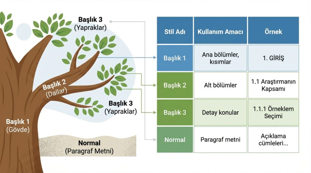 Başlık Hiyerarşisi Nasıl Çalışır?