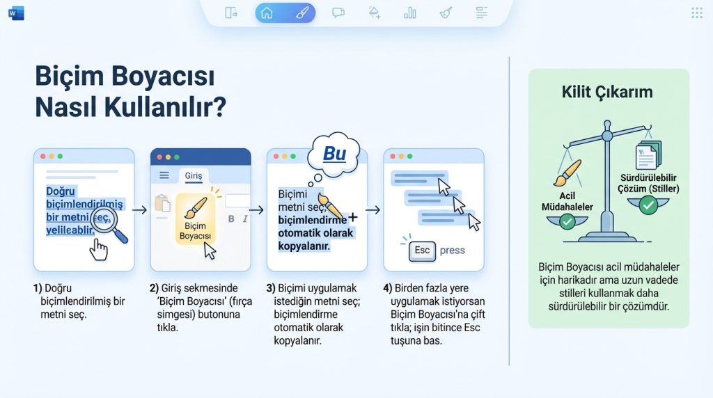 Biçim Boyacısı Nasıl Kullanılır?