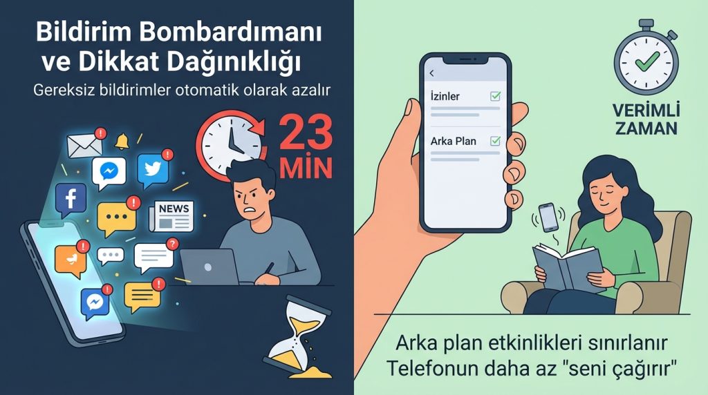 Bildirim Bombardımanı ve Dikkat Dağınıklığı