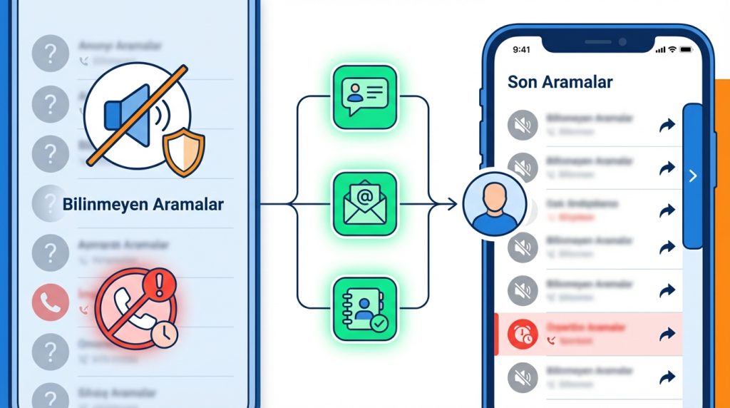 Bilinmeyen aramaları susturursam önemli aramaları kaçırır mıyım?