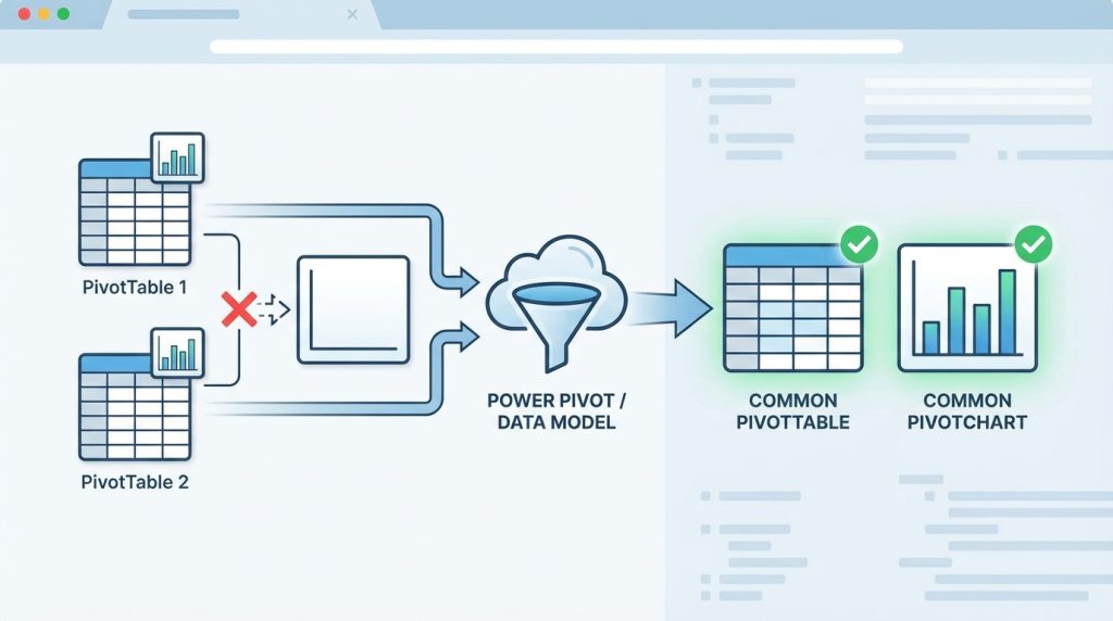 Excel PivotChart Nedir? PivotTable’dan Grafik Üretme Rehberi 4 Birden fazla PivotTable'ı tek grafikte birleştirebilir miyim?
