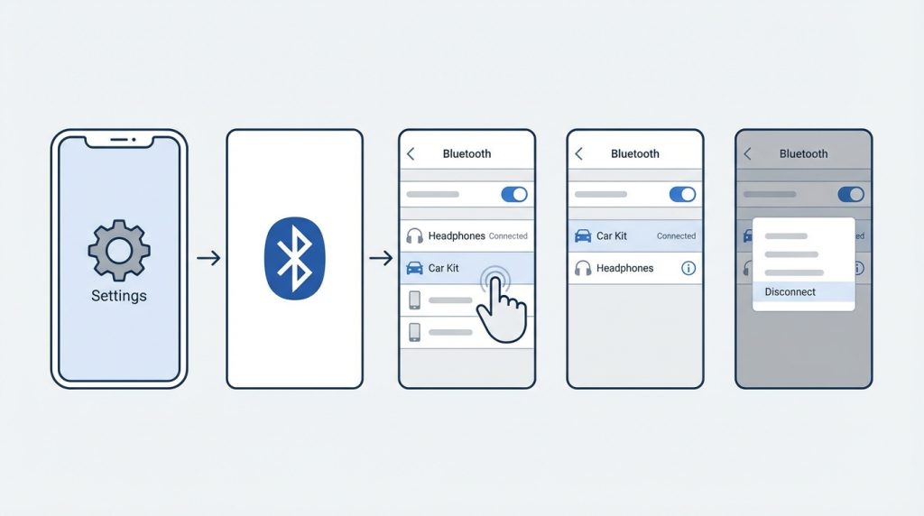 iPhone’da Ses Çıkışı Değiştirme: Kulaklık Hoparlör Arası Geçiş 3 Bluetooth Cihazlar Arasında Geçiş