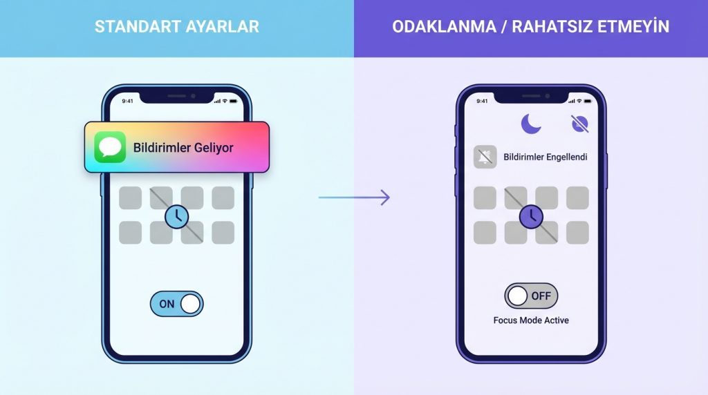 En çok zaman alan uygulamalar için “erişim freni” kurma 4 Bu sınırlamalar bildirimleri de engelliyor mu?
