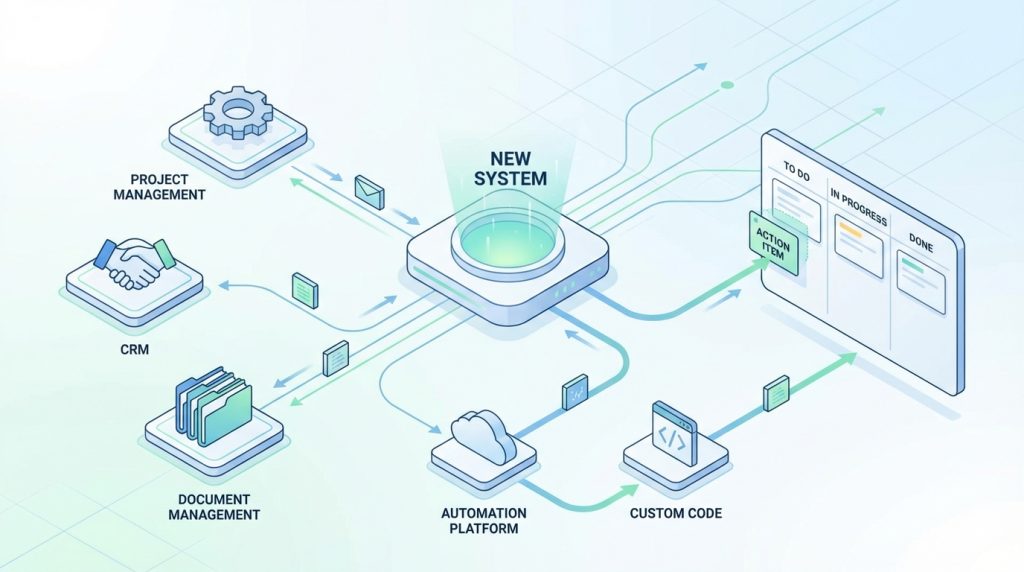 Uzun metinden eylem planı çıkaran AI ajanı workflow 5 Bu sistemi mevcut araçlarımla entegre edebilir miyim?