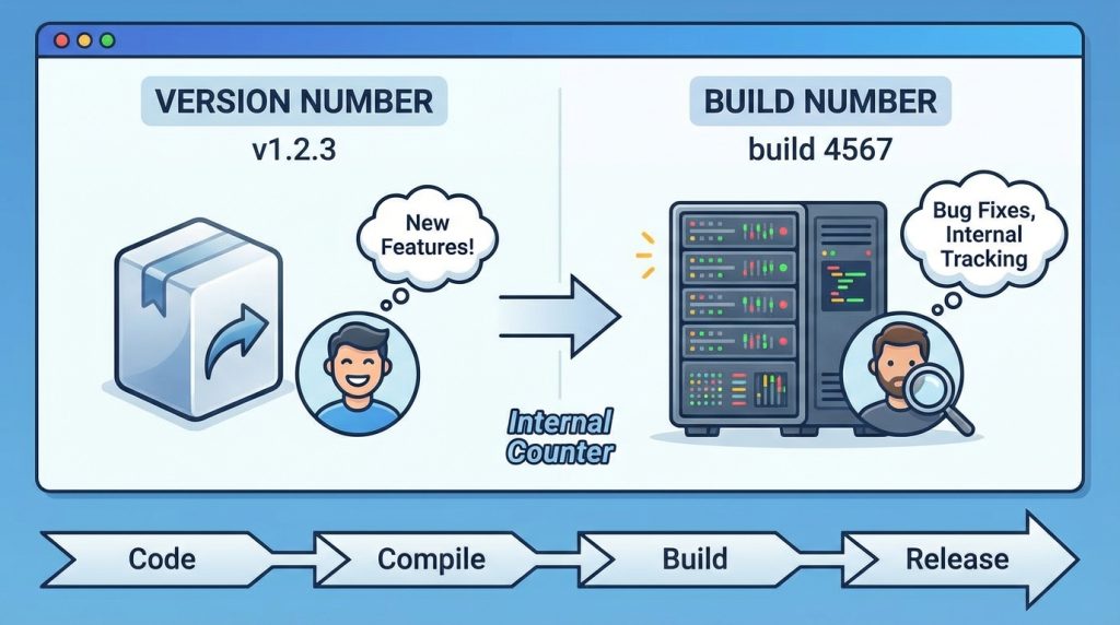 Build numarası nedir ve sürüm numarasından farkı ne?