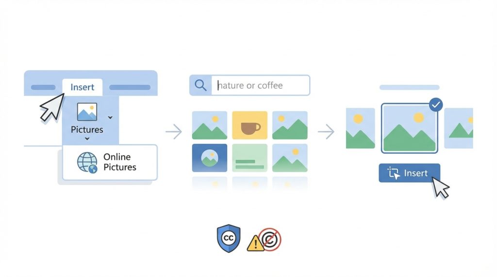 PowerPoint’te Resim Ekleme ve Düzenleme 2 Çevrimiçi Resim Ekleme