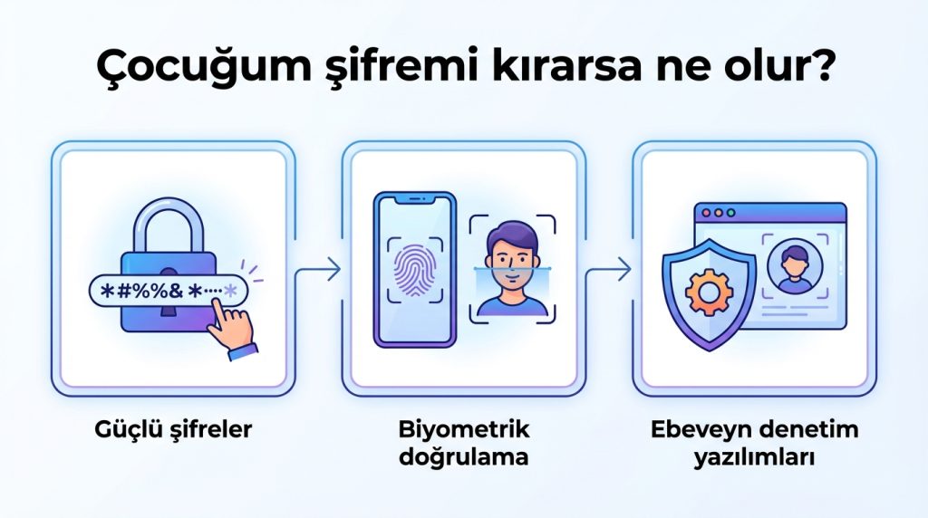 Çocuğum şifremi kırarsa ne olur?