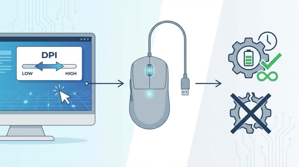 DPI nedir? Mouse seçiminde ne ifade eder? 5 DPI ayarı mouse ömrünü etkiler mi?