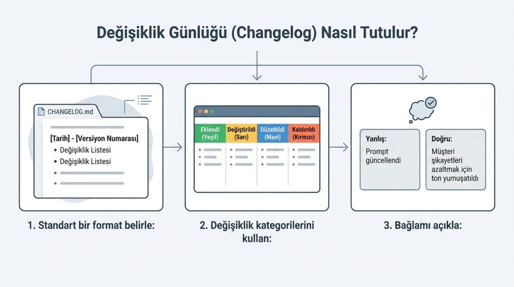 Değişiklik Günlüğü (Changelog) Nasıl Tutulur?