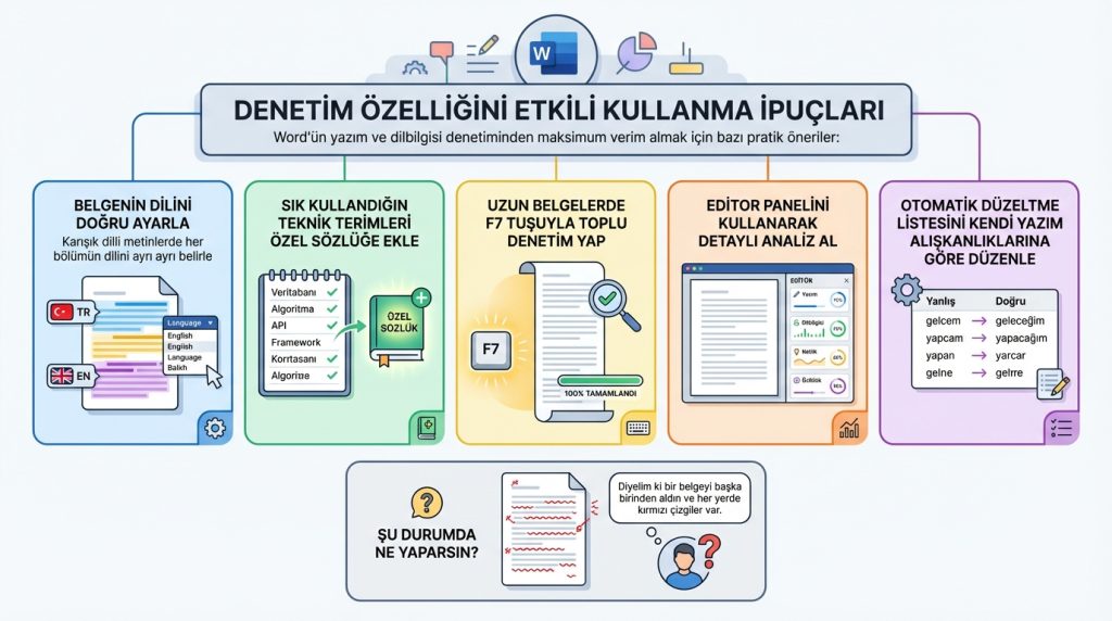 Denetim Özelliğini Etkili Kullanma İpuçları