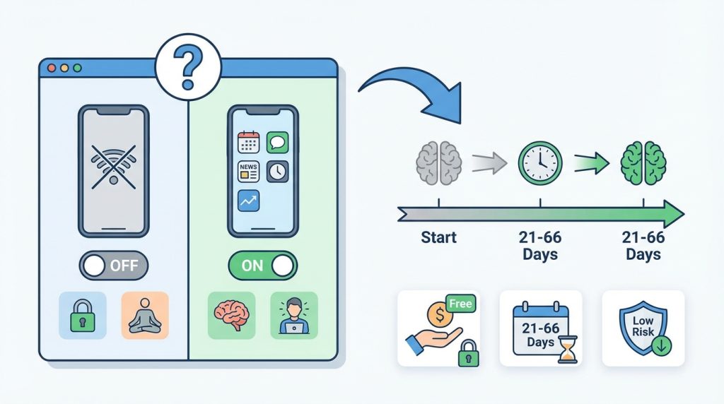 Toksik içerik tüketimini fark etme ve azaltma yöntemi 3 Dijital Detoks mu, Bilinçli Kullanım mı?