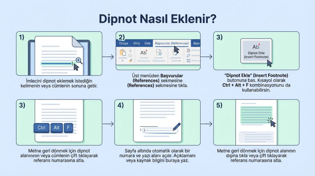 Dipnot Nasıl Eklenir?