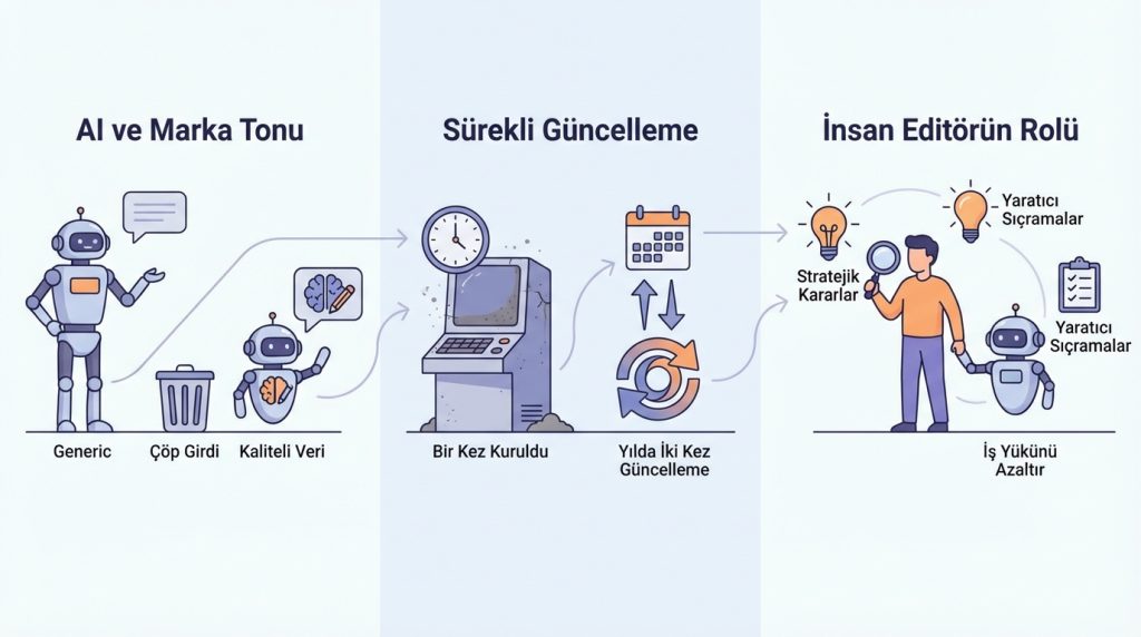 Metni marka tonuna uyarlayan AI ajanı otomasyonu 3 Doğru Bilinen Yanlışlar