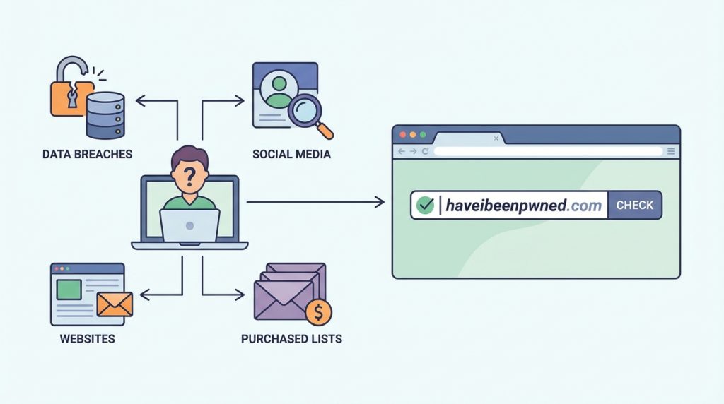 Toplantı daveti dolandırıcılığı: Sahte takvim davetlerini tanıma 4 Dolandırıcılar e-posta adresimi nereden buluyor?
