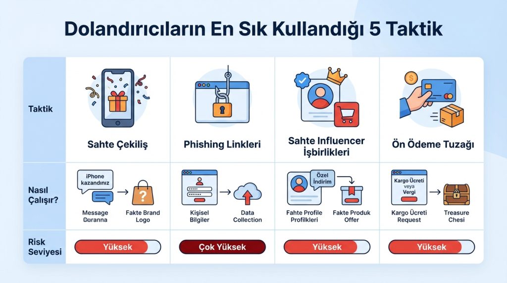 Dolandırıcıların En Sık Kullandığı 5 Taktik